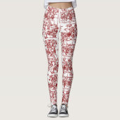 Leggings de circuit (cerise) (Devant)