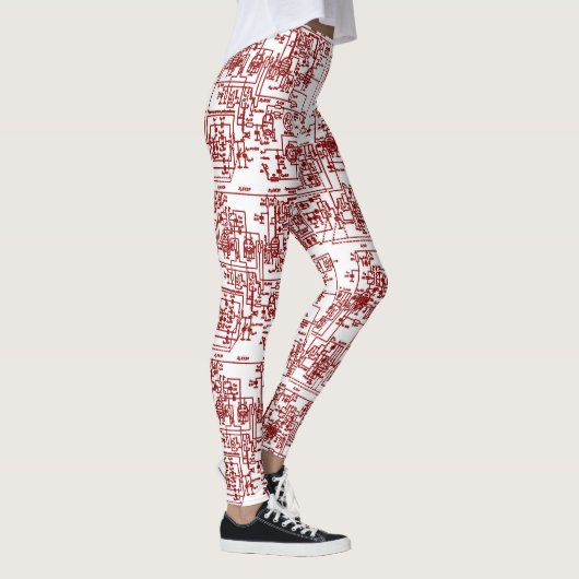 Leggings de circuit (cerise) (Droite)