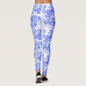 Leggings de circuit (cyan) (Dos)