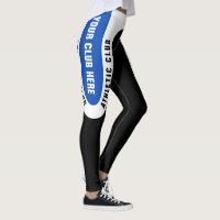 Leggings de club d'athlétisme personnalisables ver