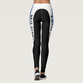 Leggings de club d'athlétisme personnalisables ver (Dos)