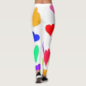 Leggings de coeur coloré (Dos)