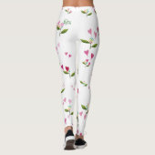 Leggings de coeur et de fleurs (Dos)