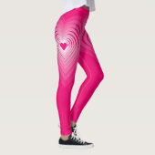 Leggings de coeur rose (Droite)