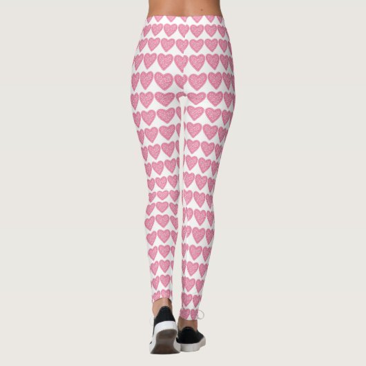 Leggings de coeur rose (Dos)