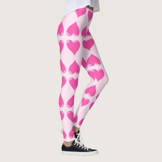 Leggings de coeur rose (Droite)