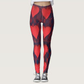 Leggings de coeur rose par HAS Jewels (Devant)