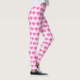 Leggings de Coeurs roses