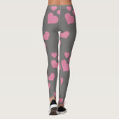Leggings de Coeurs roses (Dos)