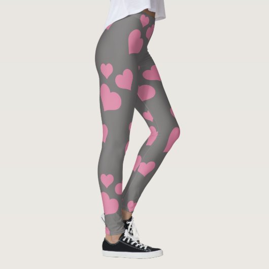 Leggings de Coeurs roses (Droite)