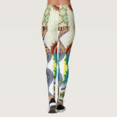 Leggings DE COLLAGE CONTEMPORAIN (Dos)
