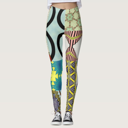 Leggings DE COLLAGE CONTEMPORAIN (Devant)