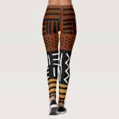 Leggings de concepteurs de tissus de boue imprimés (Dos)