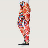 Leggings de conception 3D numérique colorés – Ajus (Gauche)