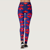 Leggings de conception 3D numérique colorés – Ajus (Dos)