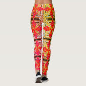 Leggings de conception 3D numérique colorés – Ajus (Dos)