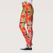 Leggings de conception 3D numérique colorés – Ajus (Gauche)