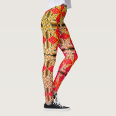 Leggings de conception 3D numérique colorés – Ajus (Droite)