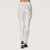 Leggings de conception Abstraite de feuilles biolo (Dos)