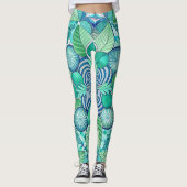 Leggings de conception avec motif défaillant (Devant)