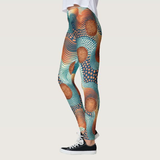 Leggings de conception avec motif défaillant (Gauche)