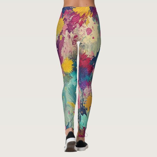 Leggings de conception avec motif défaillant (Dos)