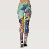 Leggings de conception avec motif défaillant (Dos)