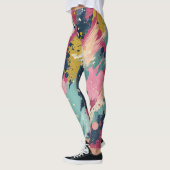 Leggings de conception avec motif défaillant (Gauche)