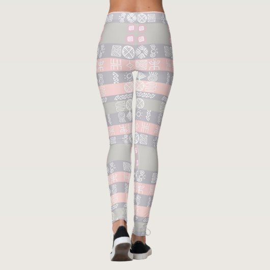 Leggings de conception chic Boho d'Afrique ethniqu (Dos)