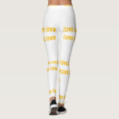 Leggings de conception d'amour personnalisée - Sty (Dos)