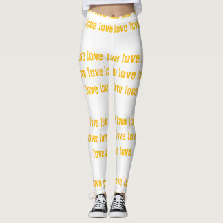 Leggings de conception d'amour personnalisée - Sty