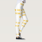 Leggings de conception d'amour personnalisée - Sty (Droite)