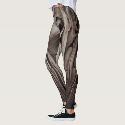 Leggings de conception de champignons 3D (Gauche)
