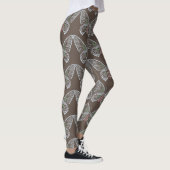 Leggings de conception en pierre de papillon (Droite)