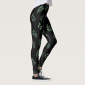 Leggings de conception feuille botanique - tendanc (Droite)