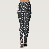 Leggings de conception noir et blanc (Dos)