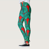 Leggings de conception numérique 3D colorés - Parf (Gauche)