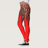 Leggings de conception numérique 3D colorés - Parf (Gauche)