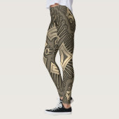 Leggings de conception numérique 3D colorés - Parf (Gauche)