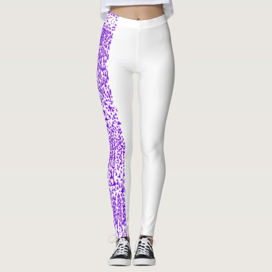 Leggings de cortex Nissl (Violet de crérésil) (Devant)
