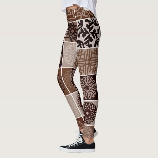 Leggings de couleur marron vibrant "Ratti_Creative (Gauche)