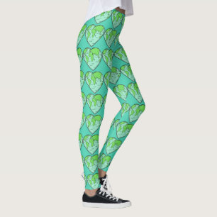 Leggings de couleurs personnalisées Earth Love