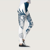 Leggings de croquis de l'aile d'aigle à tête blanc (Droite)
