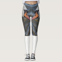 Leggings de cygne blanc