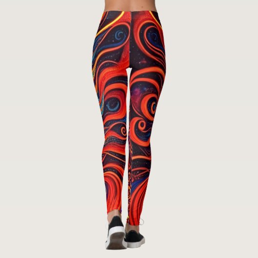 Leggings de déesse dim psychédélique (Dos)