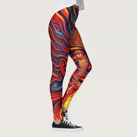 Leggings de déesse dim psychédélique (Droite)