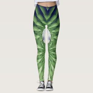 Leggings de déesse verte