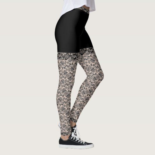 Leggings De dentelle-Dentelle de luxe (Droite)