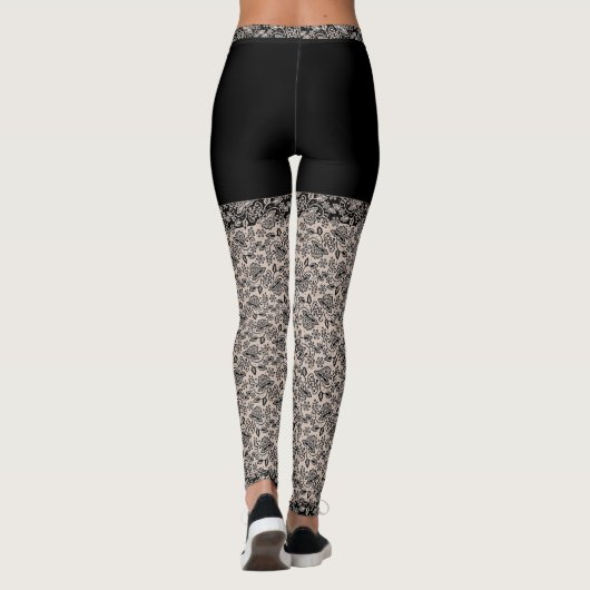 Leggings De dentelle-Dentelle de luxe (Dos)