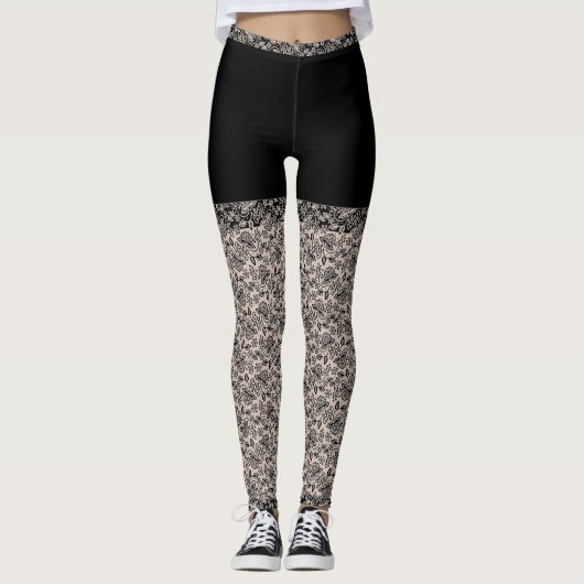 Leggings De dentelle-Dentelle de luxe (Devant)
